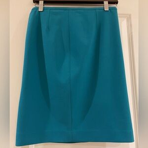 Calvin Klein teal/blue pencil skirt.